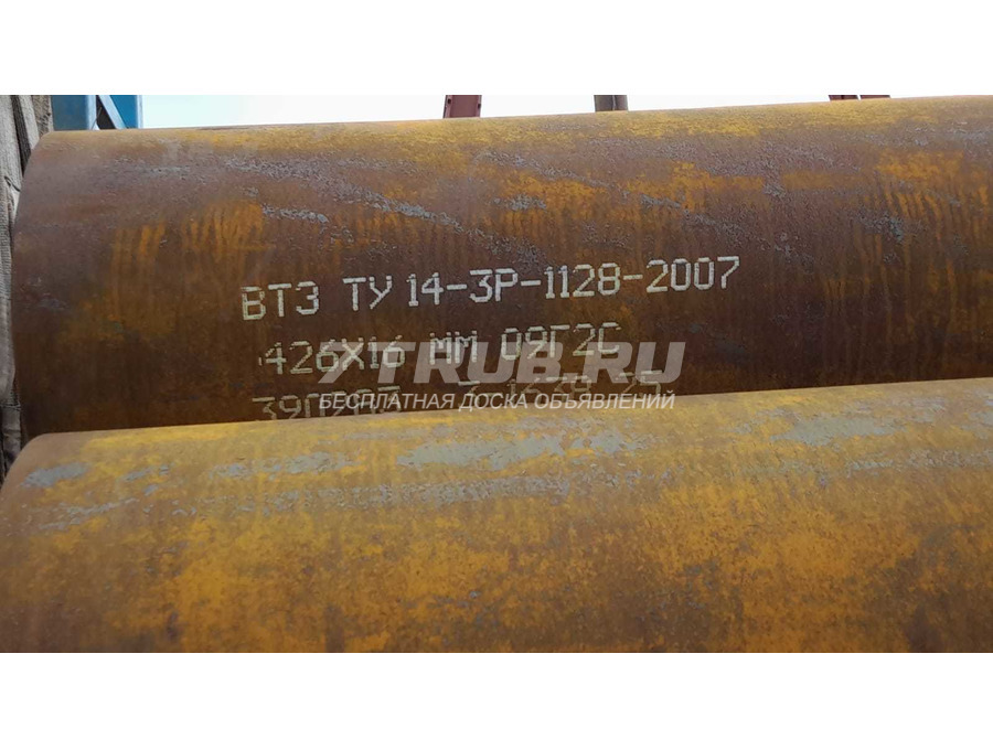 Продам трубу 426х16, ТУ 1128, 09Г2С